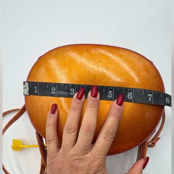 LOEWE 2 Way Bag Patent leather Orange Vintage - Picture 5 of 17